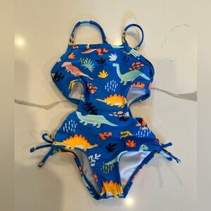 Cute Dino print 12 month swimsuit